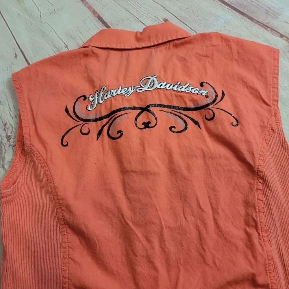 Harley Davidson Tank top L10/12 - Picture 5 of 5